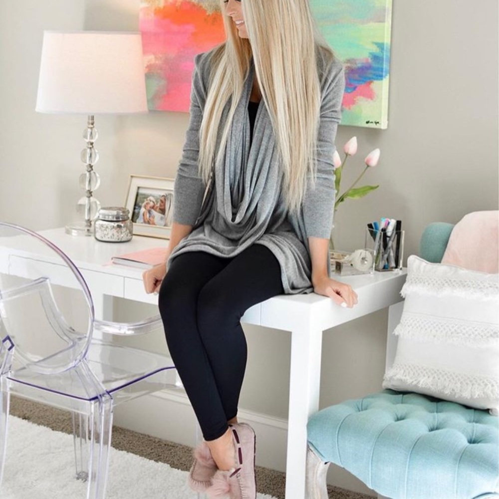 Twist wrap sweater